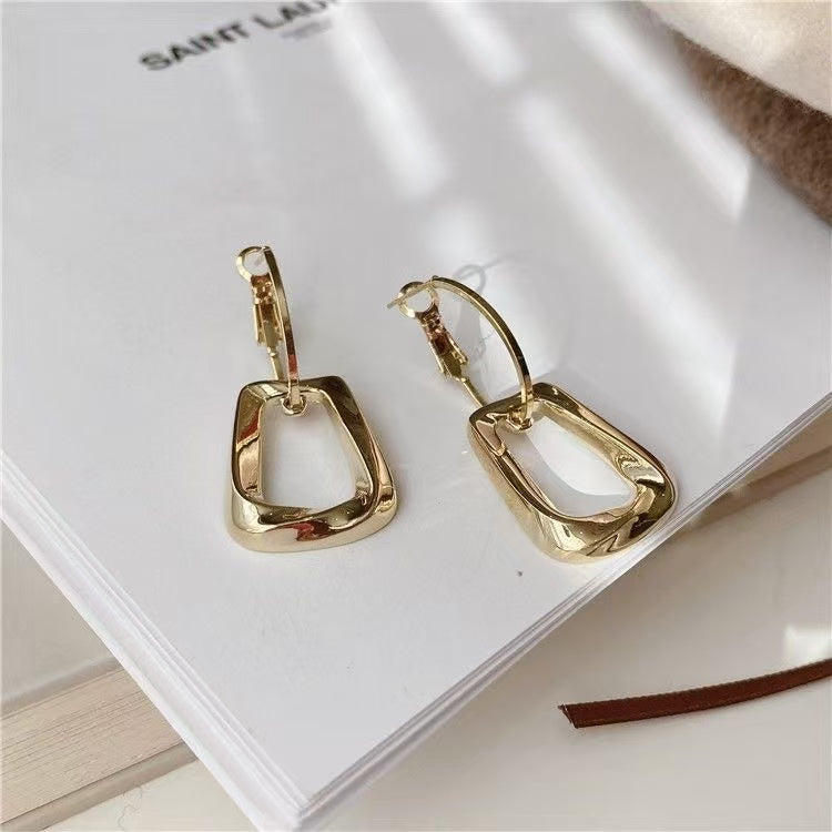 Geometric Drop Earrings