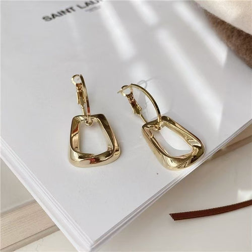 Geometric Drop Earrings