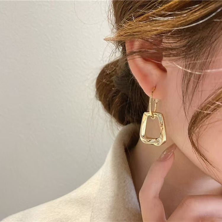 Geometric Drop Earrings