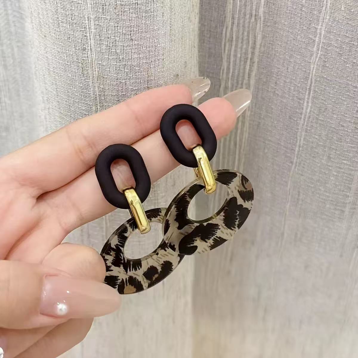 Modern Style Acrylic Geometric Earrings for Women