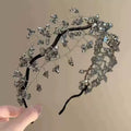 Irregular Resin Bead Plastic Hair Claw Clip for Women