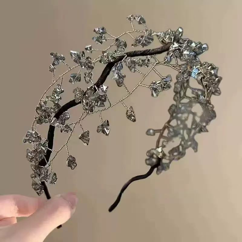Irregular Resin Bead Plastic Hair Claw Clip for Women